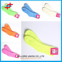 Женские чистые цветные домашние пушистые носки Носки из микрофибры / Носки из микрофибры Зимние носки